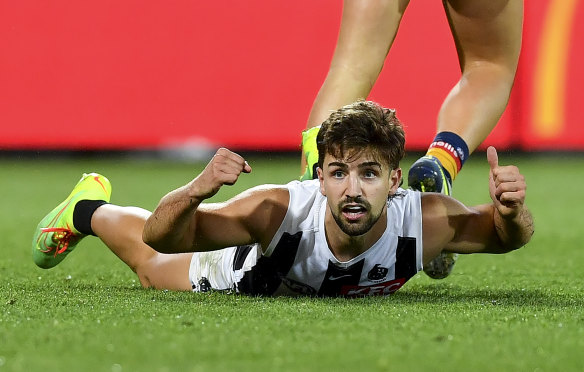 In doubt: Josh Daicos is battling illness heading into the King’s Birthday clash against Melbourne.