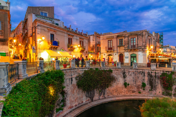 Siracusa, on the island of Sicily.