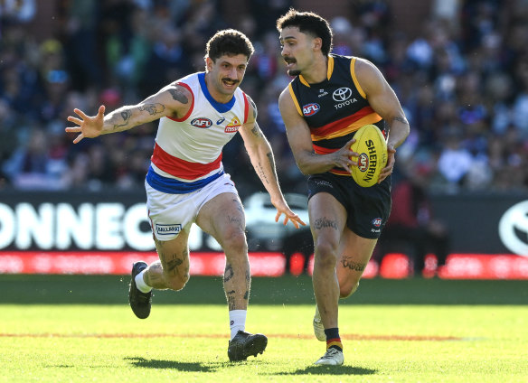 Match-winner: Izak Rankine is the man who can lead the Crows to the promised land.