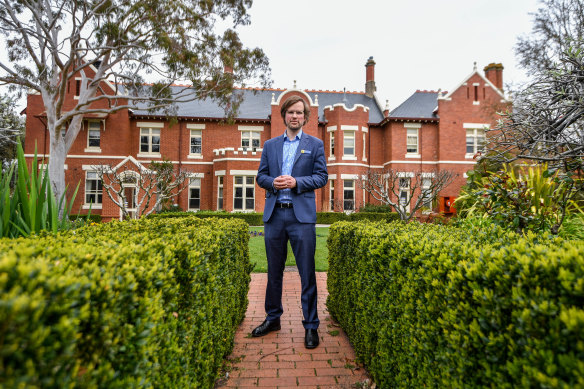 Chris Van Styn, director of boarding at Ballarat Grammar, would like the Victoria-NSW border to reopen. Ballarat is COVID-19 free.