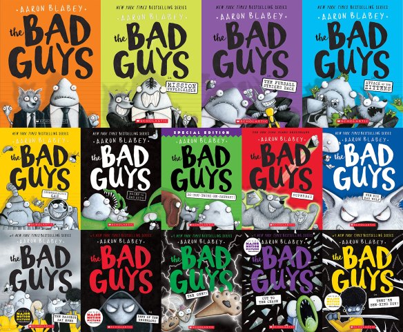 Blabey’s series of Bad Guys books.