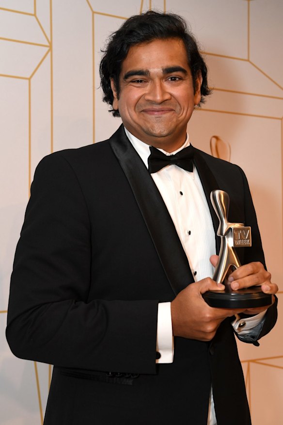 Most Popular New Talent winner Dilruk Jayasinha.