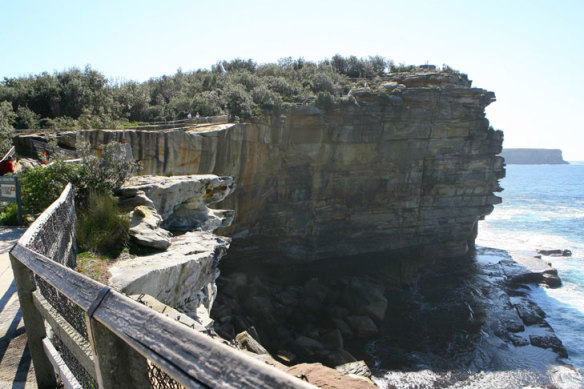 The notorious coastal cliff known as The Gap at Watsons Bay.