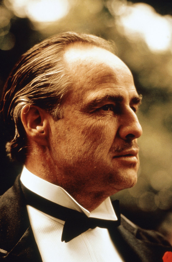 Marlon Brando as Don Corleone in The Godfather.