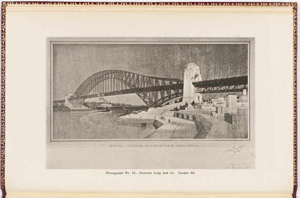Photograph no 10 Dorman Long and co tender A1, from Sydney Harbour Bridge: Report on Tenders.