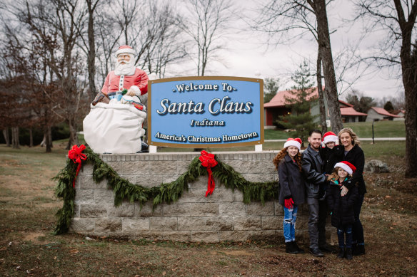 It’s Christmas all year round in the town of Santa Claus, Indiana.