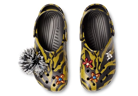 Adding a designer label and some embellishments to Crocs  still doesn't make them an acceptable shoe for public consumption. As Vogue UK wrote of Christopher Kane's new floral crocs made for his 10-year anniversary, "They have nostril-like pores, and an upturned snout." Hmm.