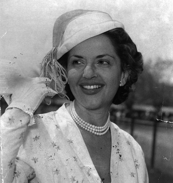 Lady Mary Fairfax in October of 1957.