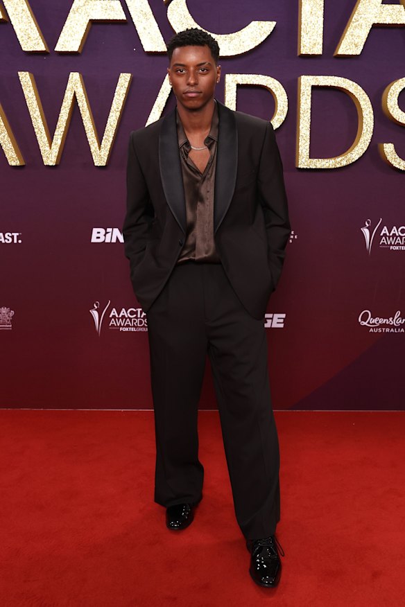 Mekonnen Knife in Emporio Armani  on the Gold Coast.