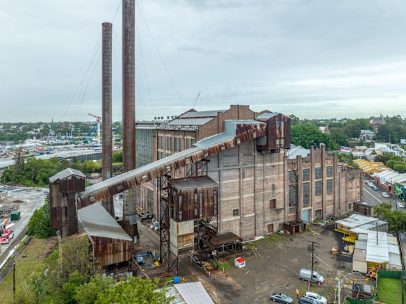 The heritage-listed White Bay Power Station.