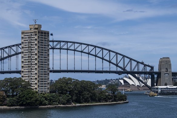 Blues Point Tower, Lavender Bay. 