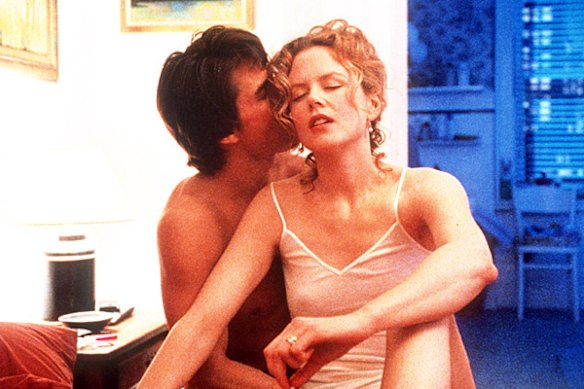 Tom Cruise as Dr. William Harford and Nicole Kidman as Alice Harford in Stanley Kubrick's "Eyes Wide Shut."