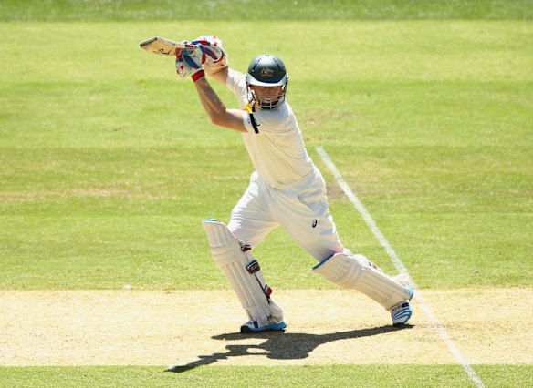 Chris Rogers is caught behind.