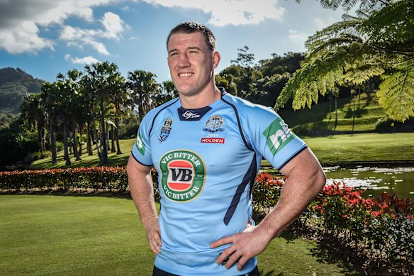 Happy to be back: Paul Gallen.