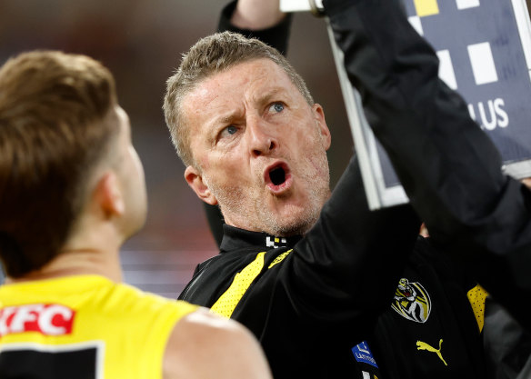 Wanted man: Damien Hardwick is expected to receive a call from the Gold Coast Suns.