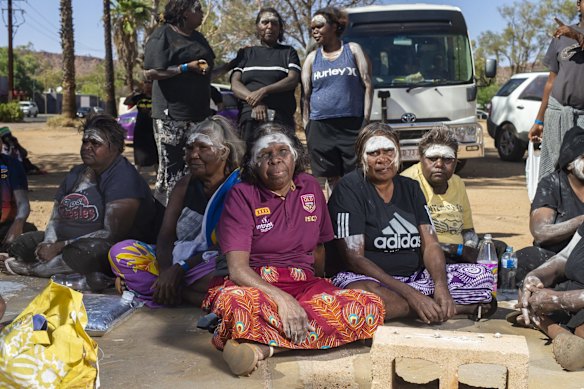 Justice for Kumanjayi Walker Rally in Alice Springs.