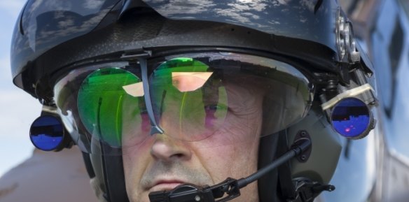 TopOwl helmet sight similar to that used by pilots flying during the Taipan crash. Image from manufacturer’s website. 