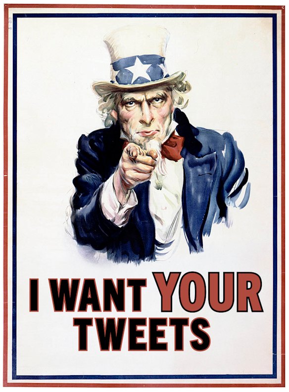 The famous US war recruitment poster has a new twist.