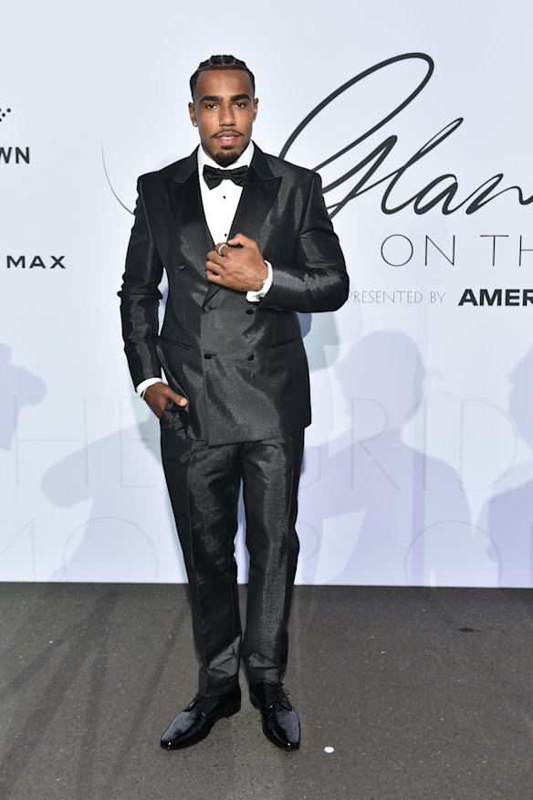 Wearing Boss at Glamour on the Grid.