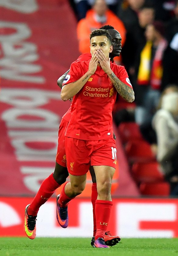 Liverpool's Philippe Coutinho.