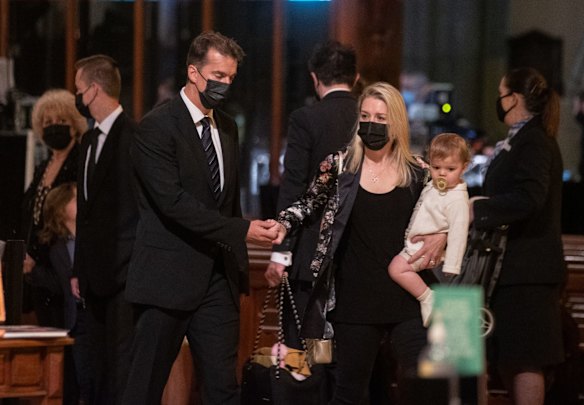 Lauren Newton and husband Matt Welsh, a former Olympian and world champion swimmer.  