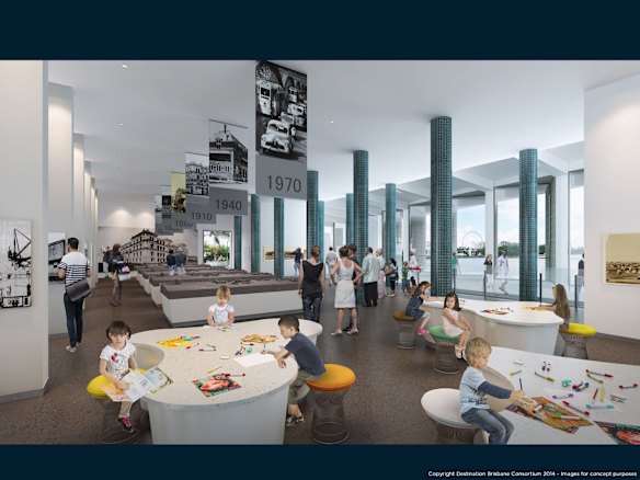 Artist impressions of the proposed Destination Brisbane Consortium.