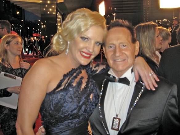 Brynne and Geoffrey Edelsten at the 2011 Logies.