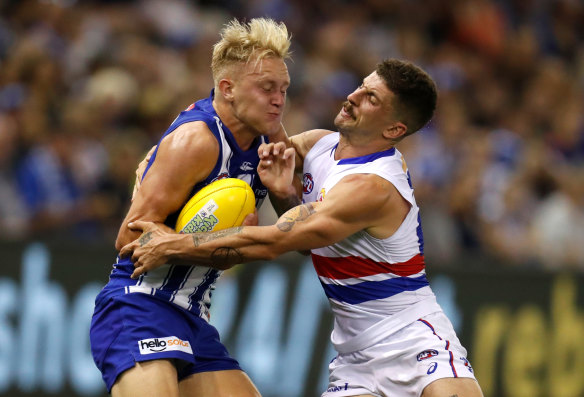 It was a rough evening for the Kangaroos when thumped by the Western Bulldogs on Good Friday this year.