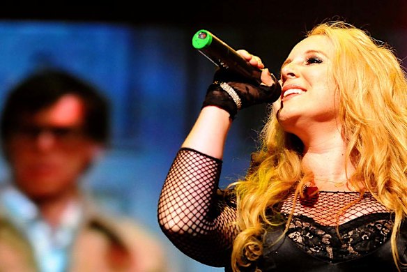 Meat Loaf performs at the Brisbane Entertainment Centre. Photo: Leigh Plover