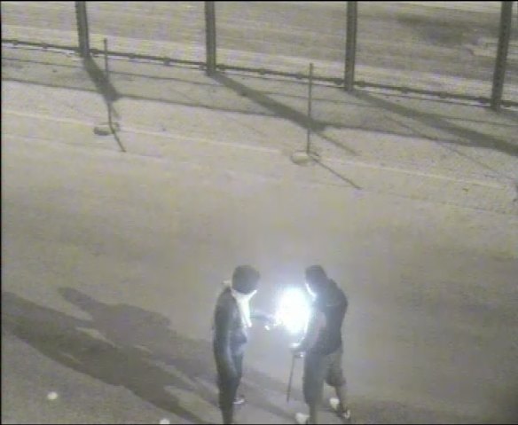 An image from Christmas Island detention centre released by Immigration Minister Peter Dutton's office.