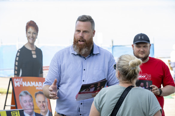 Labor’s Dan Repacholi won the marginal seat of Hunter by promising to be a champion for the local coal-mining community.