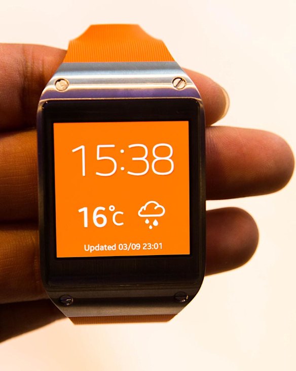 Samsung's Galaxy Gear smart watch.