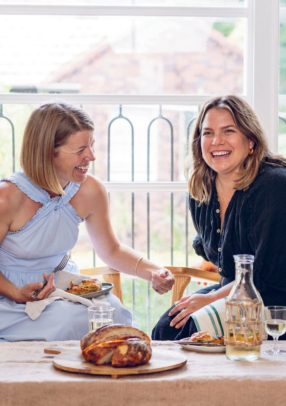 Danielle Alvarez (right) with her co-author Libby Travers.