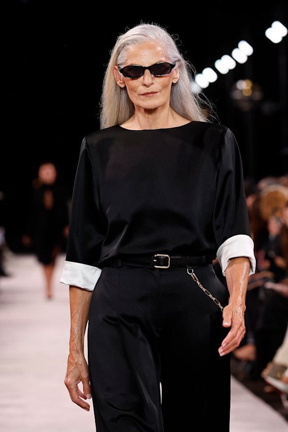 The Carla Zampatti show on day one of Australian Fashion Week at the Park Hyatt Sydney.
