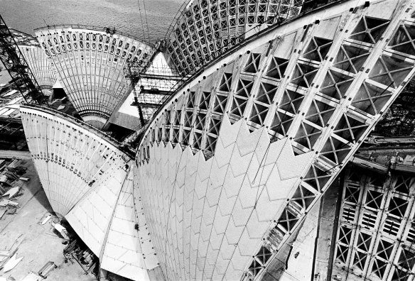 Opera House roof geometry, 1966.