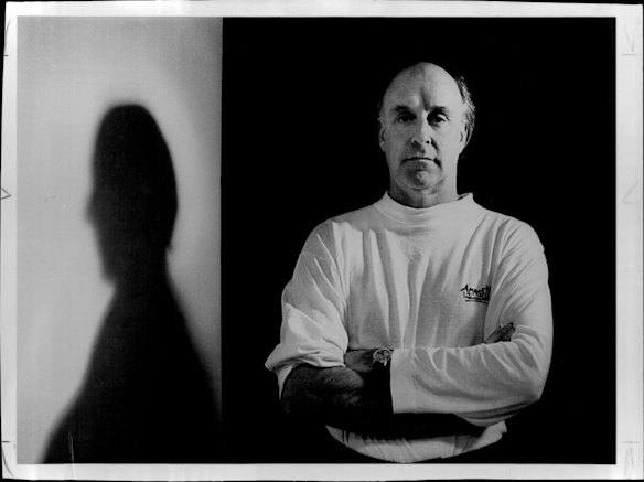 Comedian John Clarke. May 02, 1993. Photo by James Boddington.