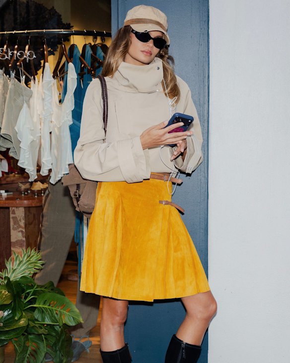 Model Billie Jean Hamlet has a love of designer sunglasses.