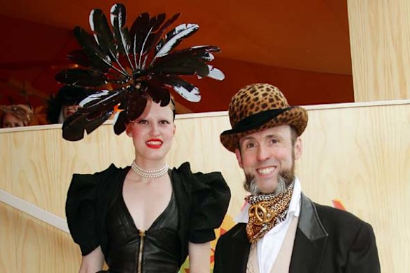 Richard Nylon and Briodie O'Leary at the Birdcage.