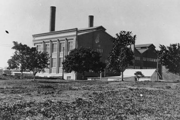 The tramway powerhouse in 1929.