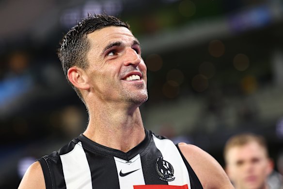 Having a break: Scott Pendlebury.