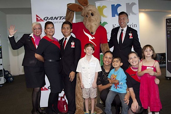 Kalparrin kids get sky high on charity flight