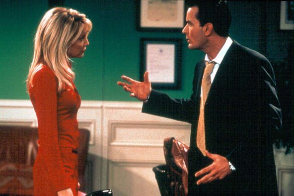 Sheen starred in sitcom <i>Spin City</i> from 2000-2002.