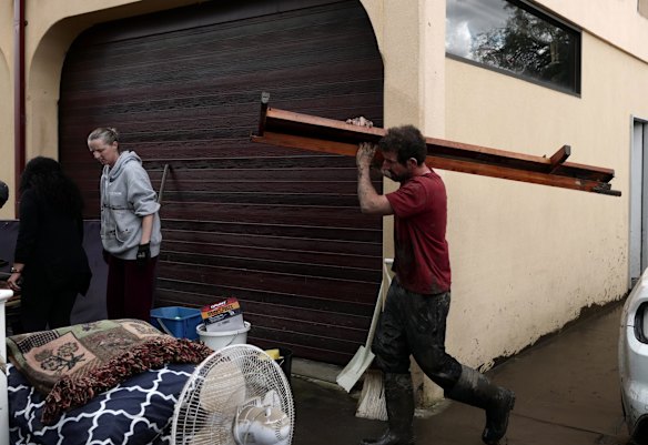 Residents were shocked by the speed at which the Maribyrnong River burst its banks.