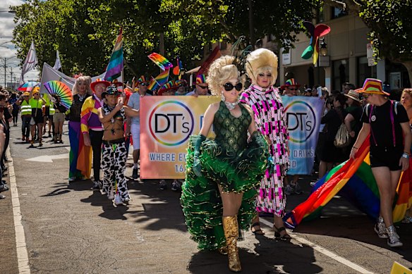 More than 200 groups participated in the 25th Annual Midsumma Pride March.