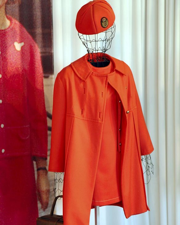 1969 flight attendant uniform. 