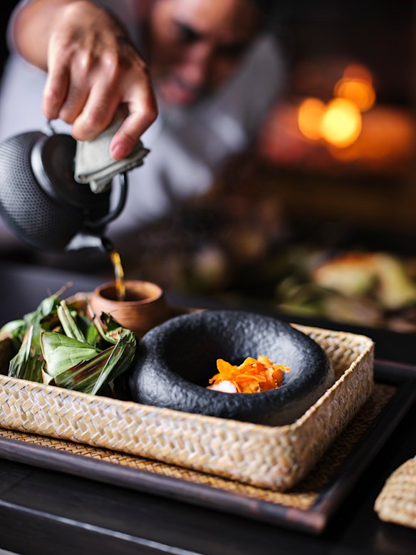 Umu chicken, Tala’s signature dish.