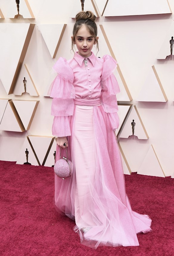 Julia Butters arrives at the Oscars.