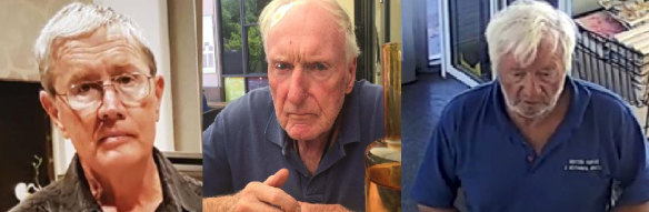 Dementia sufferers Ian Collett, Alexander Henderson and John Irvine were found dead after becoming disorientated and lost.