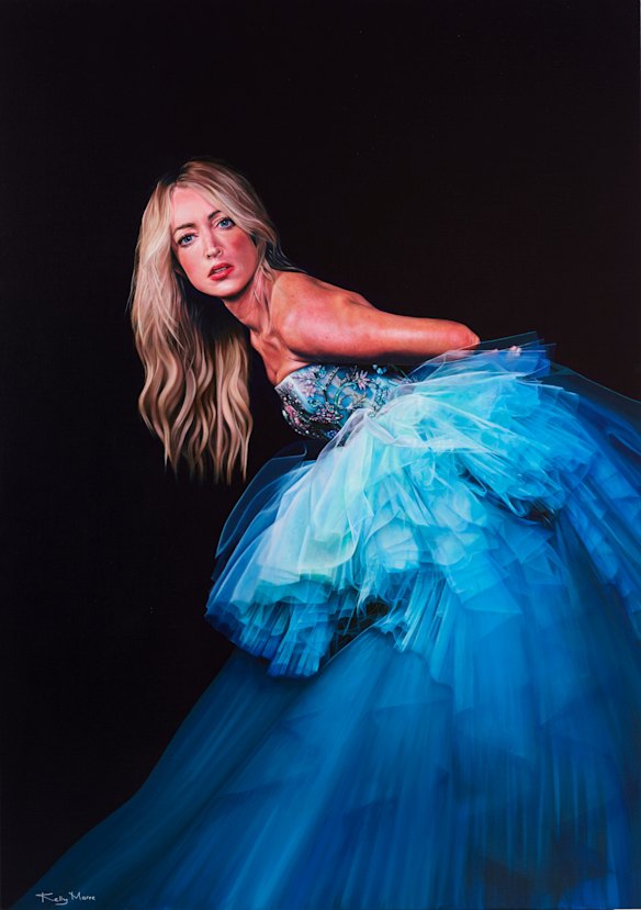Archibald Prize 2025 finalist, Kelly Maree ‘Jackie O’, synthetic polymer paint on linen, 205.2 x 144.9 cm Sitter: Jackie O