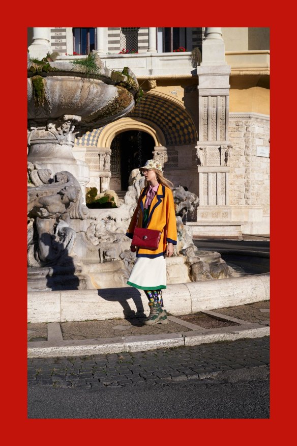 Gucci's pre-fall collection was shot in Rome.